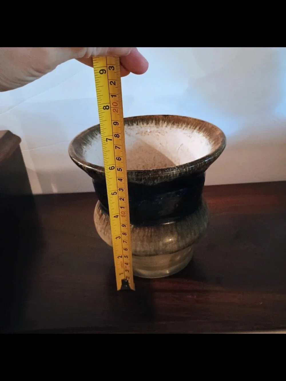 Signed Studio pottery plant pot